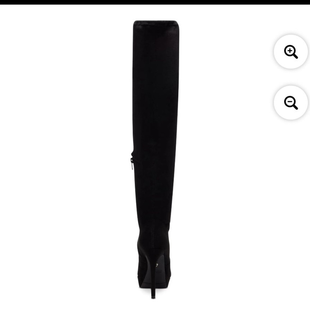 Thalia Sodi Black Over the Knee Boots